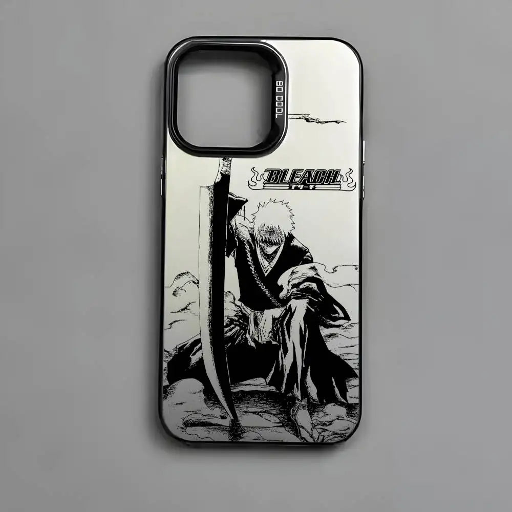 B-Bleachs K-Kurosaki Ichigo Phone Case For IPhone 17 16 15 14 13 12 11 Pro Max Air Multicolor Matte Metallic Aurora Funda