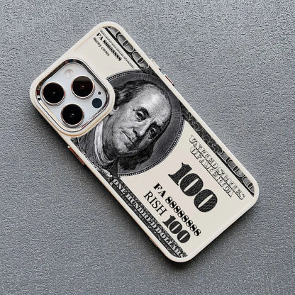 Dollar Bill Graphic Silicone Phone Case For iPhone 13 12 11 Pro Max 16 15 14 Pro Max Plus XR XS X 7 8 Plus SE2 Shockproof Covers