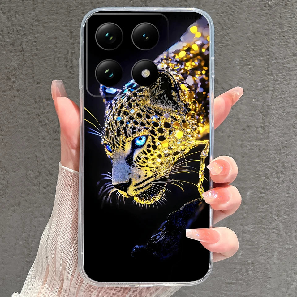 Case For Xiaomi 15 15T Pro Ultra Colorful Love Heart Durable Lightweight Soft Transparent Bumper For Xiaomi15Pro 15Ultra Fundas