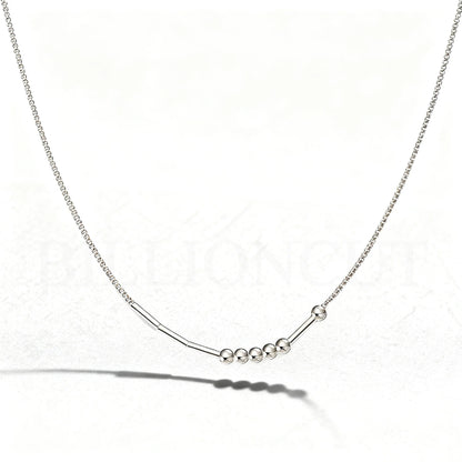 NEW 316L Stainless Steel Morse Code Necklace DIY Custom Name Design Hypoallergenic & Tarnish Resistant Creative Mystery Gift.