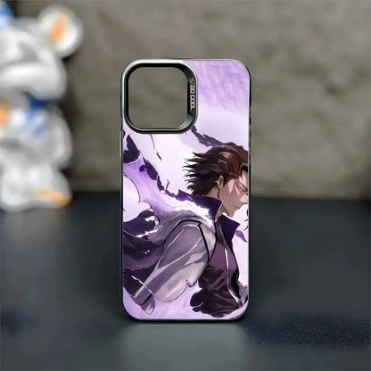 Bleach Aizen Sousuke Phone Case For iPhone 16,15,14,13,12,11,Mini,Pro,MAX Black Matte Shockproof Cover