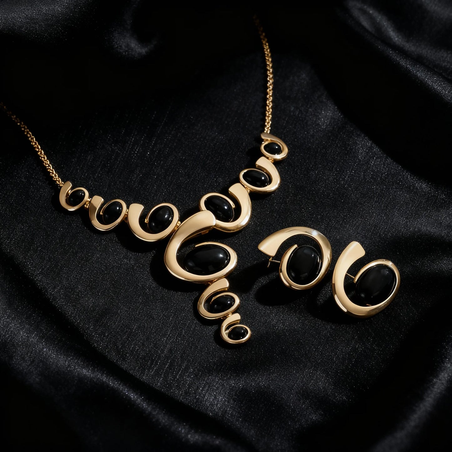 3pcs Elegant Vintage Jewelry Set for Women Sparkling Rhinestones Necklace Shiny Crystal Choker Bridal Wedding Earrings Party