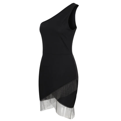 M XXL Slim Black Dress for Women Clothing 2025 Summer Bodycon Hip Waist Sexy Mini Short Skirt Korean Fashion Casual Vestido Robe