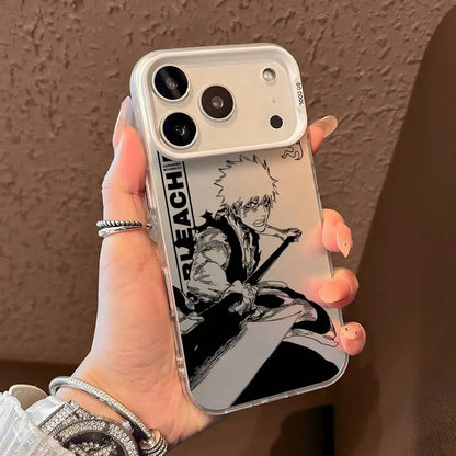 B-Bleachs K-Kurosaki Ichigo Phone Case For IPhone 17 16 15 14 13 12 11 Pro Max Air Multicolor Matte Metallic Aurora Funda