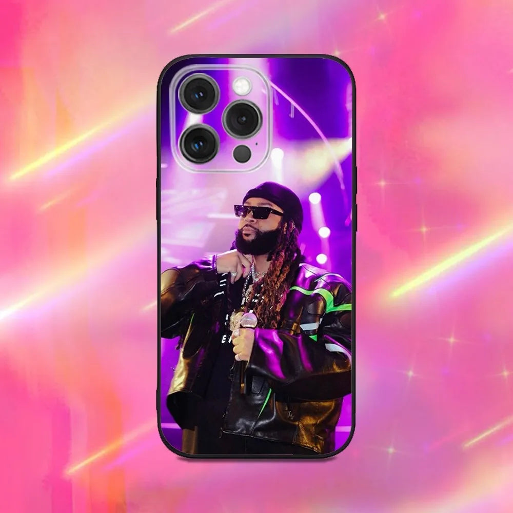 PARTYNEXTDOOR PND Phone Case For iPhone 16,15,14,13,12,11,Pro,Max,Plus,X,XS,XR,SE,8,7,Mini,Soft Silicone Black Case