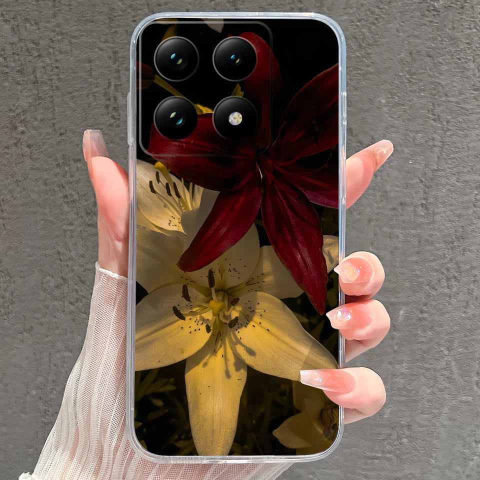 Case For Xiaomi 15 15T Pro Ultra Colorful Love Heart Durable Lightweight Soft Transparent Bumper For Xiaomi15Pro 15Ultra Fundas