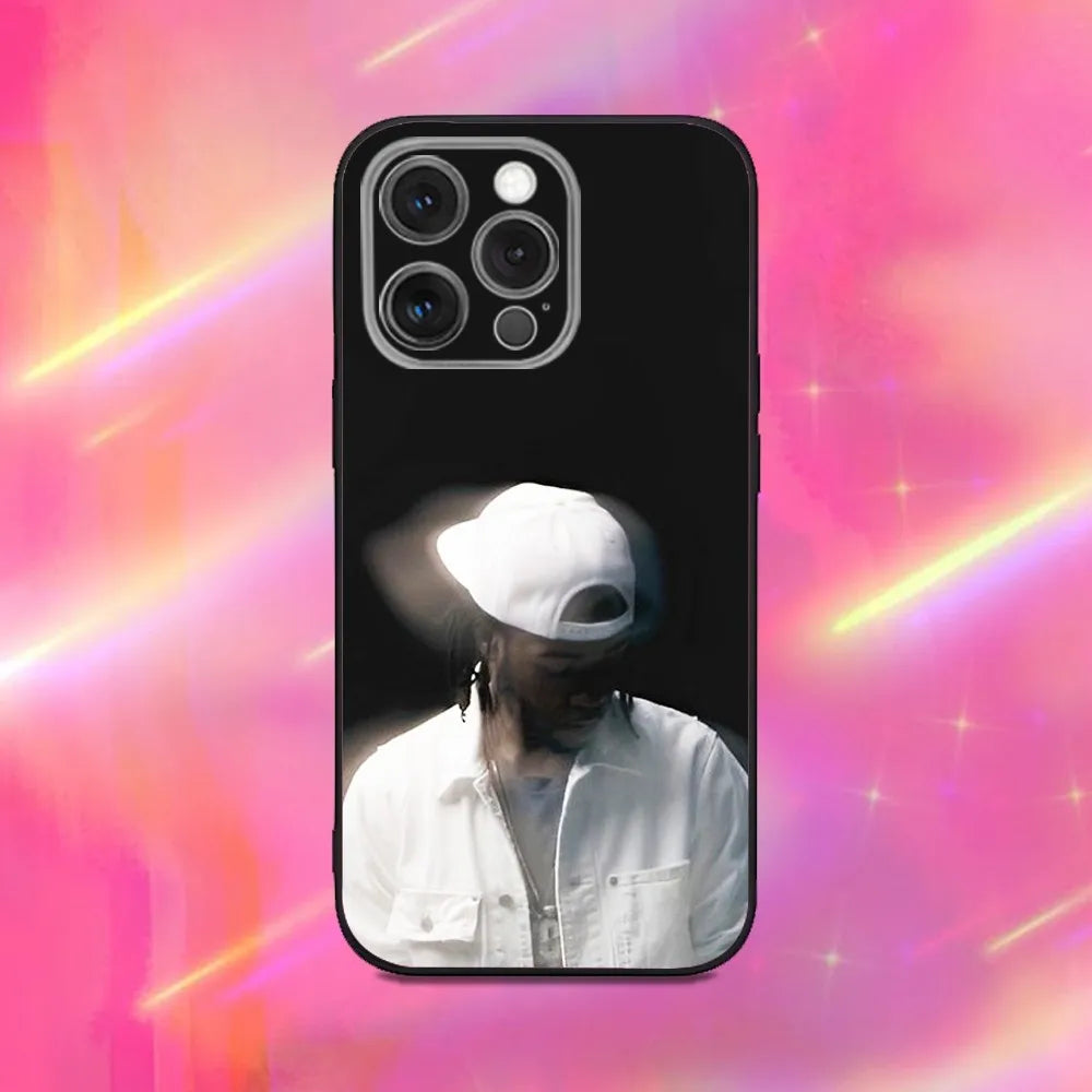 PARTYNEXTDOOR PND Phone Case For iPhone 16,15,14,13,12,11,Pro,Max,Plus,X,XS,XR,SE,8,7,Mini,Soft Silicone Black Case