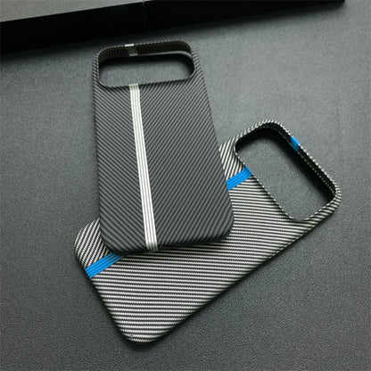 Luxury Carbon Fiber Plastic UltraThin Armor Case For iPhone 17 16 15 14 Plus 13 12 11 Pro Max Shockproof Protect Hard Cool Cover