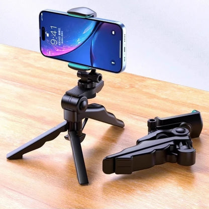 Mobile Phone Holder Tripod Table Top Phone Stand Mini Handheld Tripie Selfie Stick