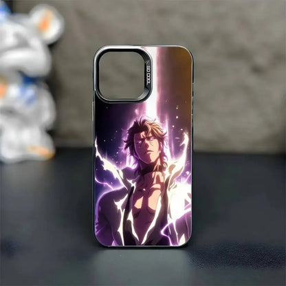 Bleach Aizen Sousuke Phone Case For iPhone 16,15,14,13,12,11,Mini,Pro,MAX Black Matte Shockproof Cover