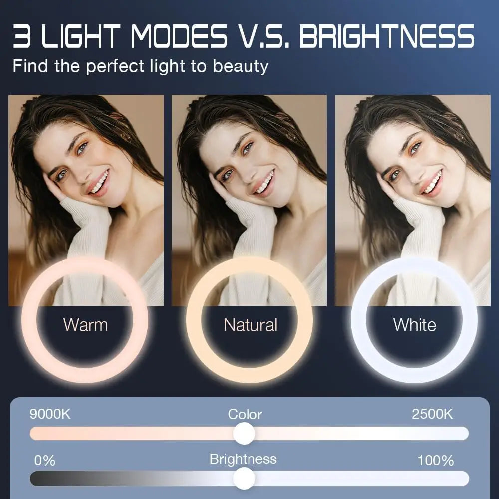 Pocket Magnetic LED Selfie Light For IPhone IPad Mobile Phone Laptop Flash Fill Video Photo Ringlight Photography Lamp