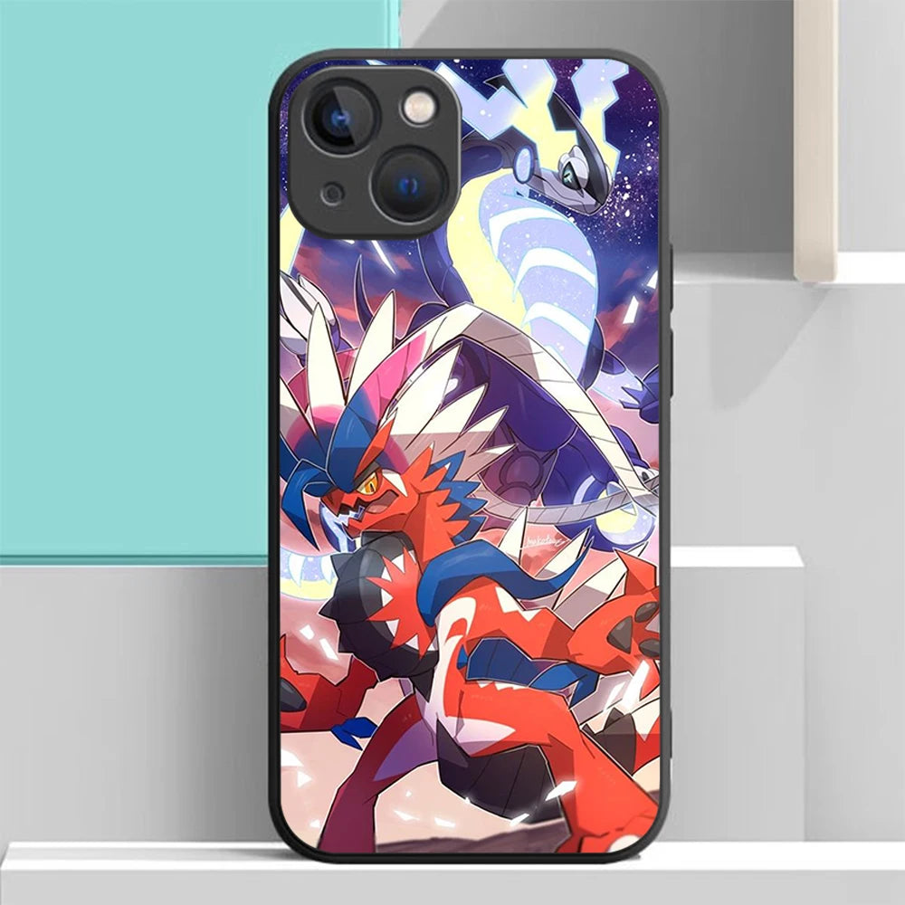 S-71 Cartoon Pokemon Soft Case for iPhone 14 13 11 12 XS Pro Max Plus X