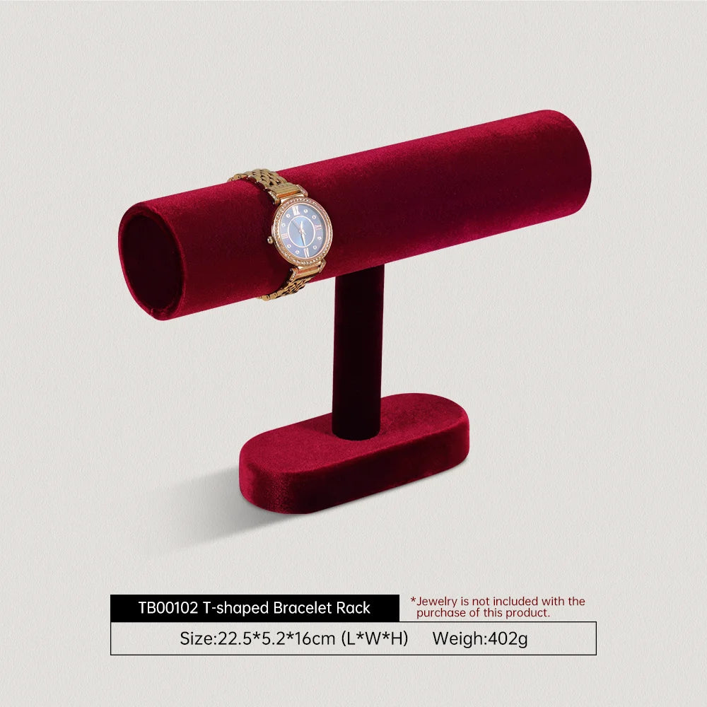 Yinbeini Velvet Bangle Bracelet Watch Display Stand Jewelry Display Stand Store Jewelry Display Props TB001