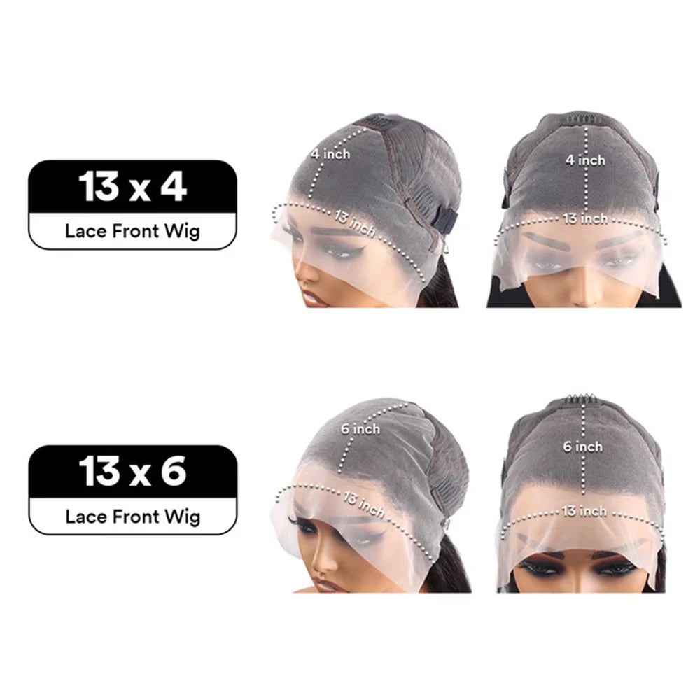 30 40 Inch 13x6 Deep Wave Hd Human Hair Lace Frontal Wig 13x4 Body Wave Human Hair Wigs For Black Women Free Shipping Curly Wigs