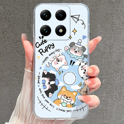 Case For Xiaomi 15 15T Pro Ultra Colorful Love Heart Durable Lightweight Soft Transparent Bumper For Xiaomi15Pro 15Ultra Fundas