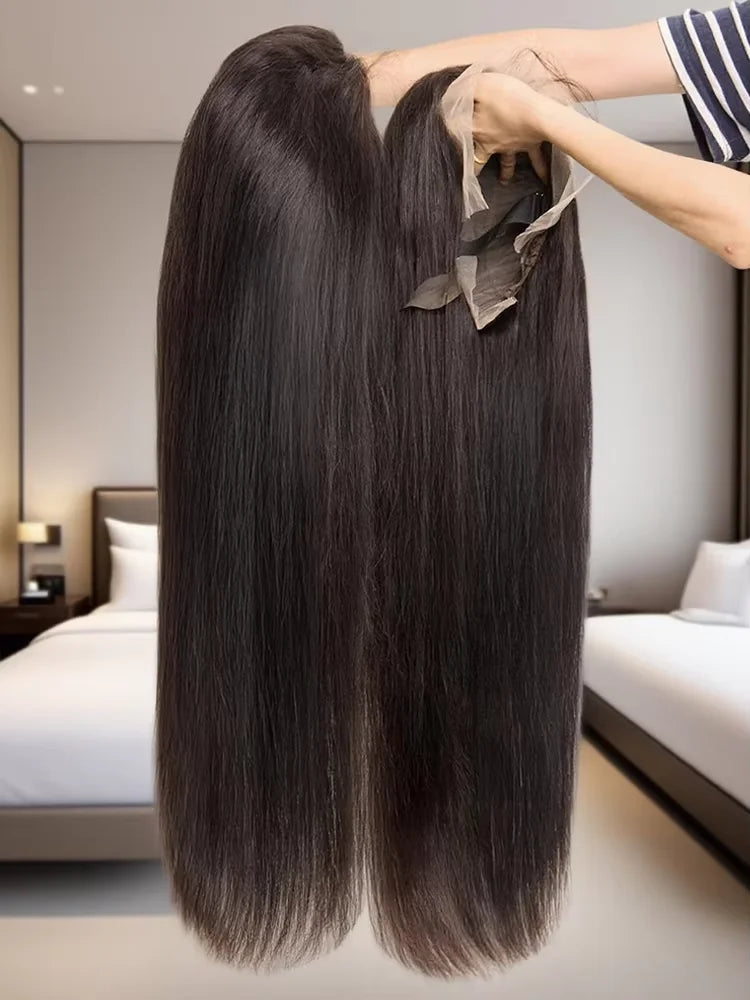 Brazilian 30 40 Inch 13x6 Tranparent Lace Frontal Wig Human Hair 250% Density Bone Straight 13x4 HD Lace Front Human Hair Wigs