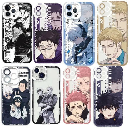 Case for Xiaomi POCO X5 X4 X3 Pro X3 GT X4 NFC F5 Pro F3 M3 Mi 11 Lite 5G NE 11T Pro Jujutsu Kaisen Gojo Satoru Clear Soft Cover