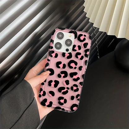 Fashion Design Leopard Airbag Protection Case For IPhone 16 Case IPhone 14 15 Pro 12 Pro 11 13 XS Max XR X XS 8 7 Plus SE2 Cover