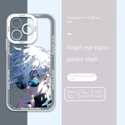 Case for Xiaomi POCO X5 X4 X3 Pro X3 GT X4 NFC F5 Pro F3 M3 Mi 11 Lite 5G NE 11T Pro Jujutsu Kaisen Gojo Satoru Clear Soft Cover