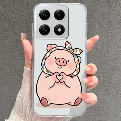 Case For Xiaomi 15 15T Pro Ultra Colorful Love Heart Durable Lightweight Soft Transparent Bumper For Xiaomi15Pro 15Ultra Fundas