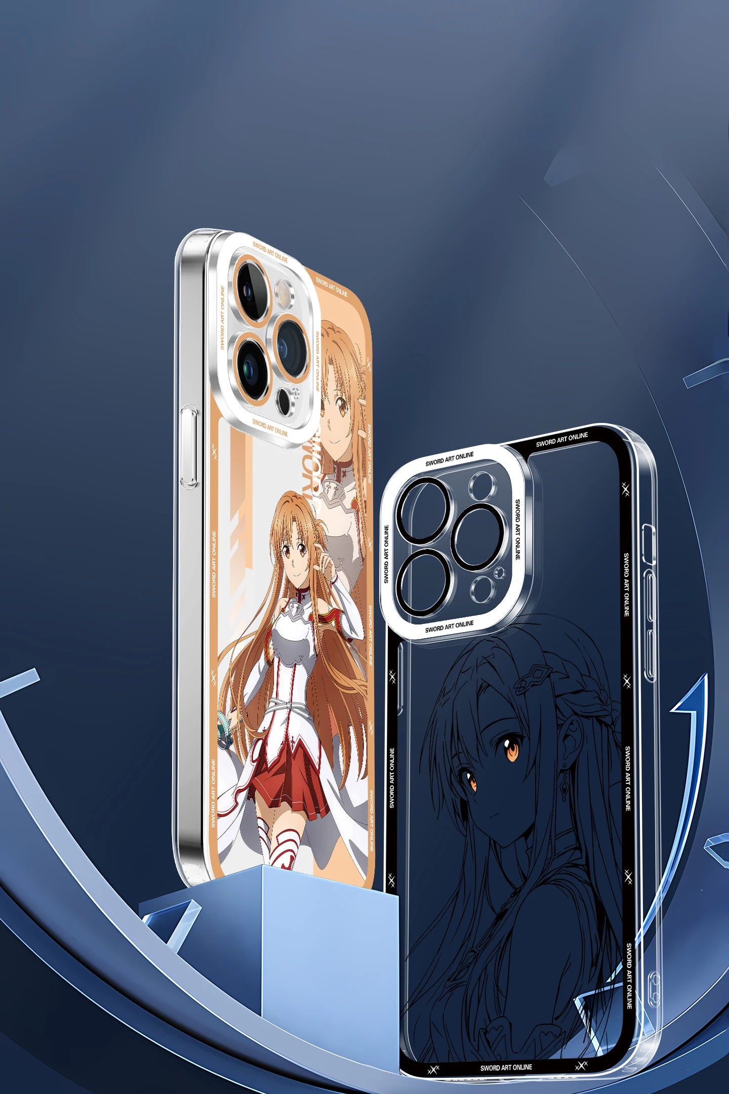 Japanese Anime Sword Art Online Phone Case for Iphone 17 16 15 14 13 12 11 Pro Max Plus Mini Air Asuna Kirito Phone Cover