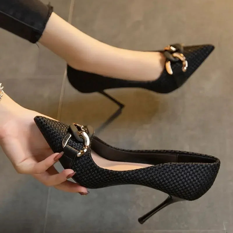 Woman Pumps Pointed Toe Stilito Shoes For Women Formal Hot Trendy And Low Price With Discount Offer Footwear Summer 2025 On