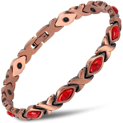 Copper Color Bracelets for Women&Men Therapy Health Magnetic Healing Bracelet Bio Energy Arthritis Pain Valentine's Day Gifts