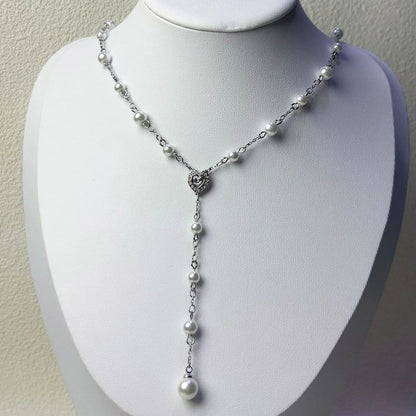 Original Princess Sparkling Crystal Wedding High-end Jewelry Set Charming Women's Heart-shaped Necklace Earrings Bracelet Ring