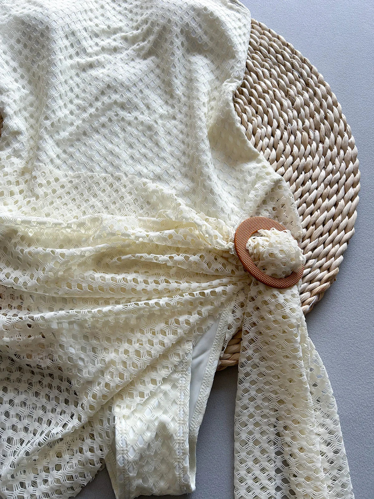 2025 Sexy Bikini With Long Skirt Women Swimsuits Female Swimwear Backless Bathing Suit Mesh Swimming Suits Beachwear Biquini