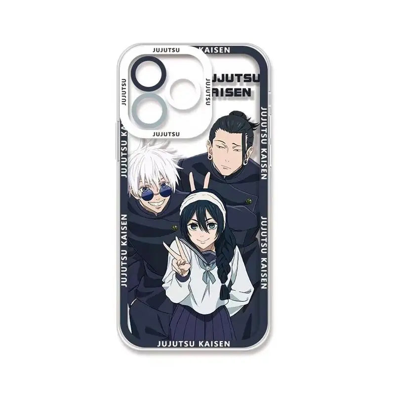Case for Xiaomi POCO X5 X4 X3 Pro X3 GT X4 NFC F5 Pro F3 M3 Mi 11 Lite 5G NE 11T Pro Jujutsu Kaisen Gojo Satoru Clear Soft Cover