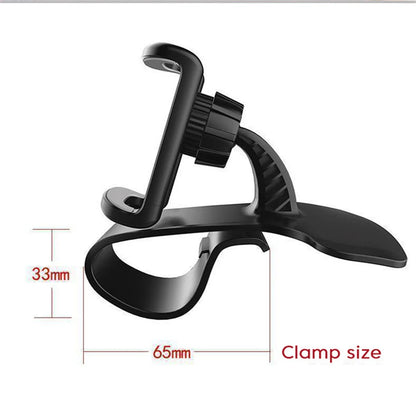 Universal Car Phone Holder Stand Dashboard Car Clip Mount GPS Bracket 360° Rotatable Phone GPS Support in Car For iPhone Xiaomi