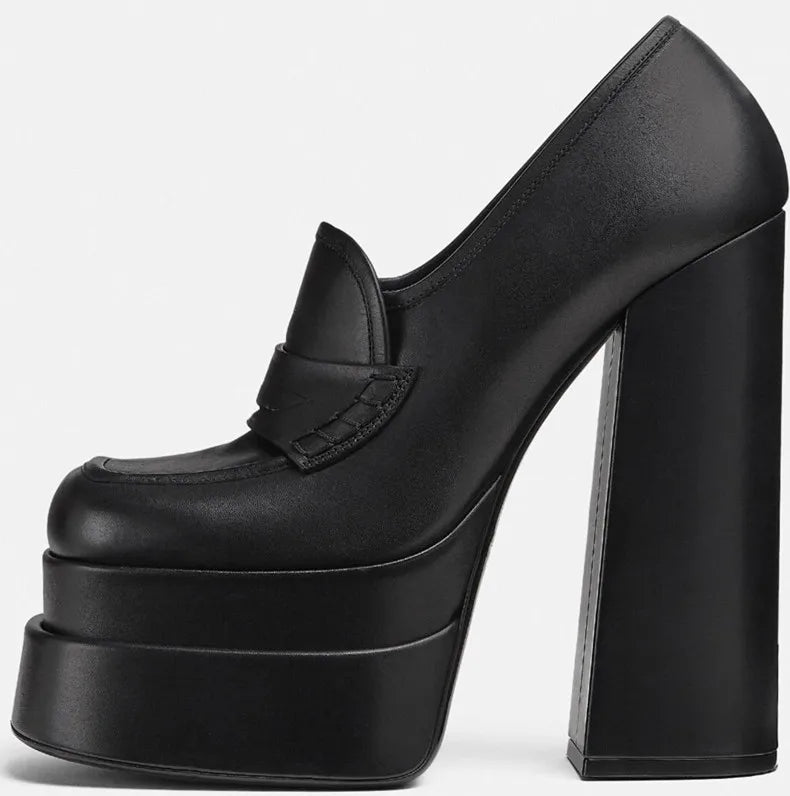 Luxury Brand Women High Heesl Sandals Sexy Thick Heel Platform Shoes Square Toe Rhinestone Woman's Pumps Party Wedding Shoes new