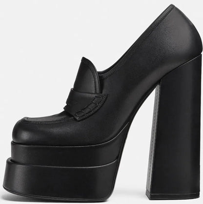 Luxury Brand Women High Heesl Sandals Sexy Thick Heel Platform Shoes Square Toe Rhinestone Woman's Pumps Party Wedding Shoes new