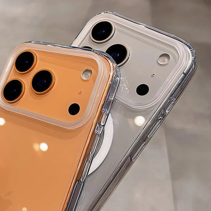 for Magsafe Transparent With Camera Control Button Case for iPhone 17 16 Pro Max Magnetic Clear Shockproof Ultra Slim Thin Cover