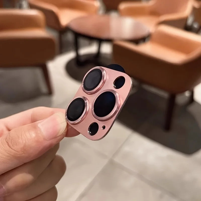 Titanium Camera Lens Protector Case Cover For iPhone 16 Pro Max 11 14 Pro 13 12 15 15Pro Max 12Mini Protection Phone Accessories