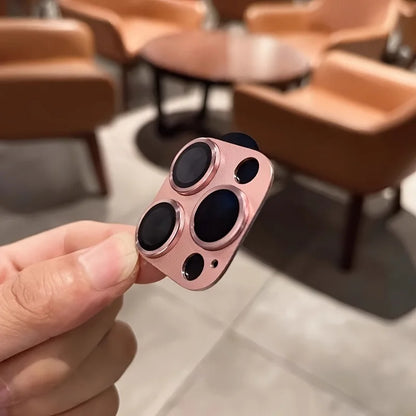 Titanium Camera Lens Protector Case Cover For iPhone 16 Pro Max 11 14 Pro 13 12 15 15Pro Max 12Mini Protection Phone Accessories