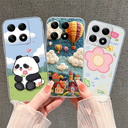 Case For Xiaomi 15 15T Pro Ultra Colorful Love Heart Durable Lightweight Soft Transparent Bumper For Xiaomi15Pro 15Ultra Fundas