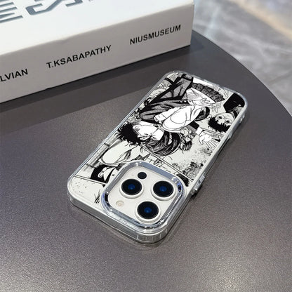 New Anime Art Dandadan Phone Case For iPhone 17 16e 16 15 14 13 12 11 mini Pro Max X XR XSMAX 8 7 Air Plus Transparent Soft