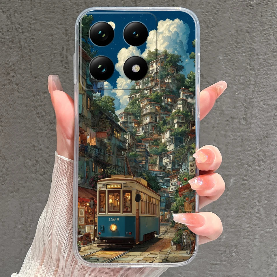 Case For Xiaomi 15 15T Pro Ultra Colorful Love Heart Durable Lightweight Soft Transparent Bumper For Xiaomi15Pro 15Ultra Fundas