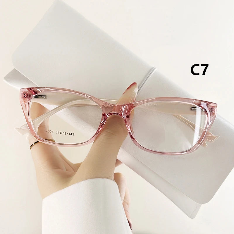 New Anti Blue Light Plain Eyeglasses High Quality High Definition Eyewear Plain Glasses Frame Network Popular Unisex Trendy