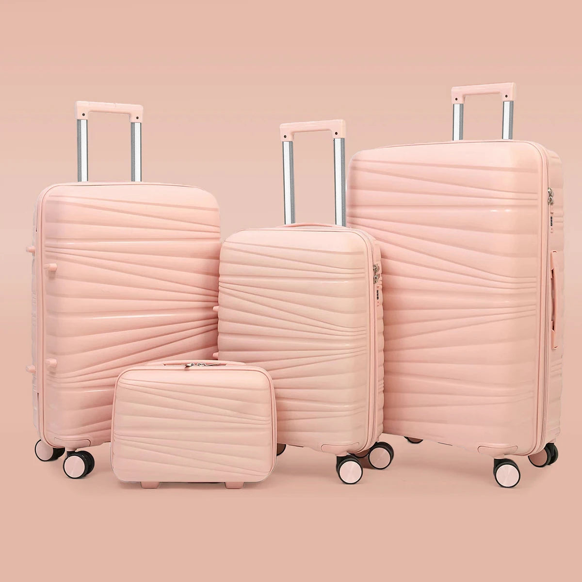 Suitcase 20"24" 28" Inch Female Fine-Tuning Retro Trolley Bag Travel Suitcase Boarding Suitcase Roller Suitcase