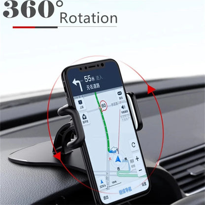 Universal Car Phone Holder Stand Dashboard Car Clip Mount GPS Bracket 360° Rotatable Phone GPS Support in Car For iPhone Xiaomi