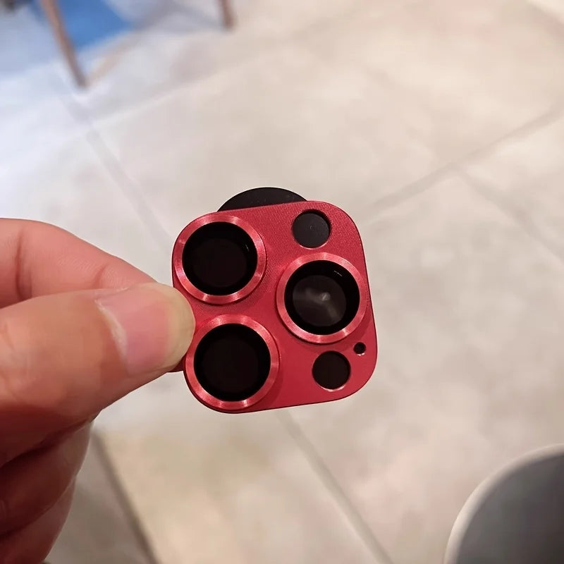 Titanium Camera Lens Protector Case Cover For iPhone 16 Pro Max 11 14 Pro 13 12 15 15Pro Max 12Mini Protection Phone Accessories