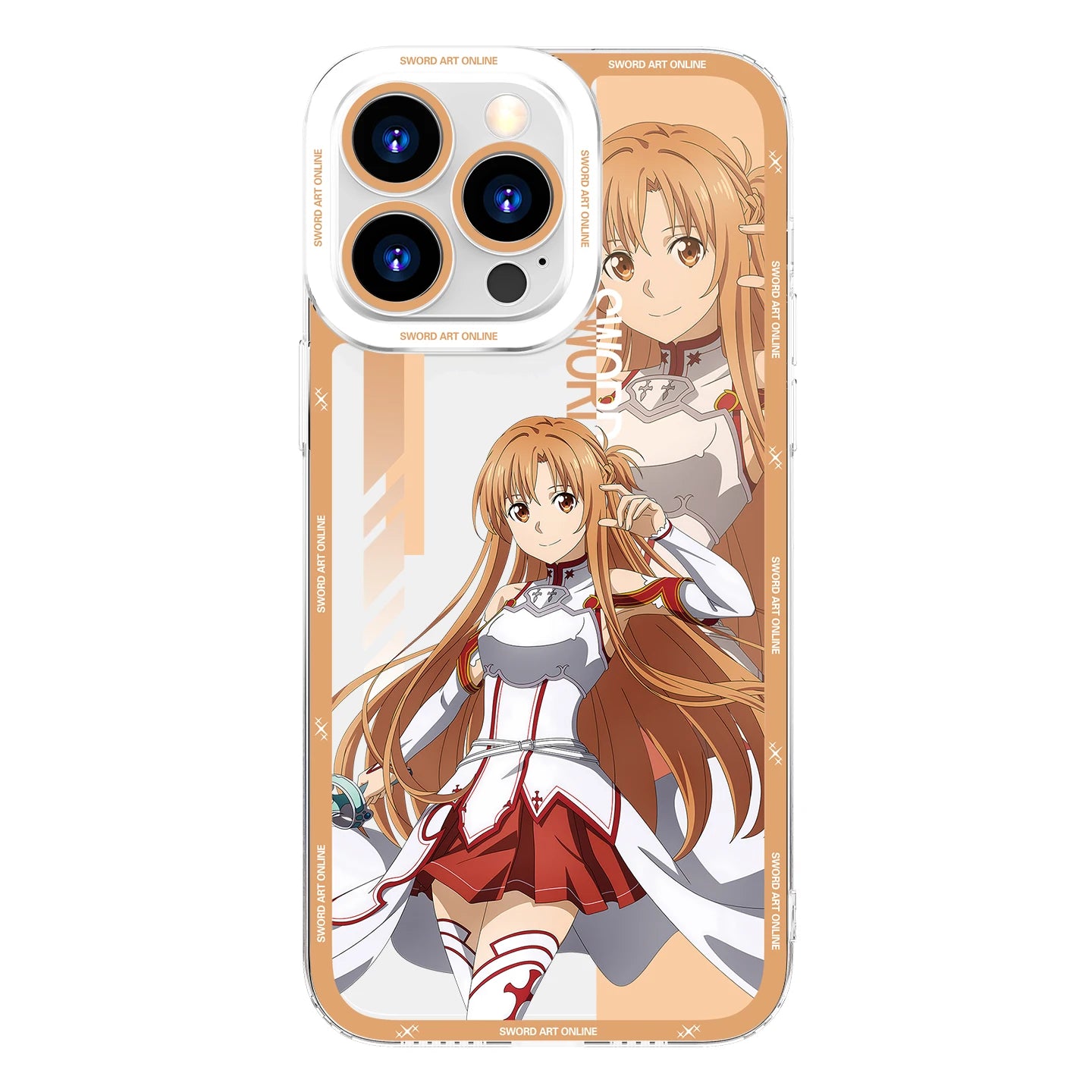Japanese Anime Sword Art Online Phone Case for Iphone 17 16 15 14 13 12 11 Pro Max Plus Mini Air Asuna Kirito Phone Cover