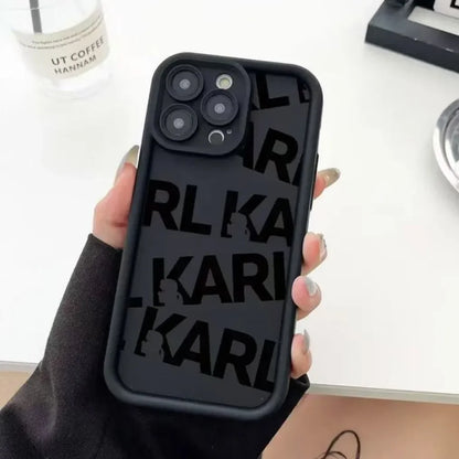 Simple Fashion Letter Heart Phone Case for iPhone 16e 16 15 14 13 12 11 Pro Max Mini XR XS X 7 8 6 6s Plus Soft TPU Back Cover