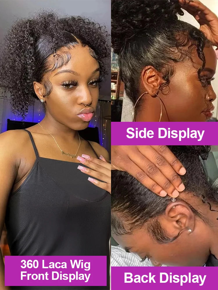 40 46 Inch Deep Wave 13x6 13x4 Hd Lace Front Human Hair Wig 250 Density Water Curly 360 Lace Frontal Wigs Human Hair For Women