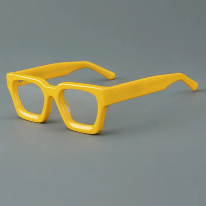 Luxury Thicken Acetate Reading Glasses Men Women Anti Blue Light Prescription Glasses Myopia Hyperopia Oversized Square Eyewear