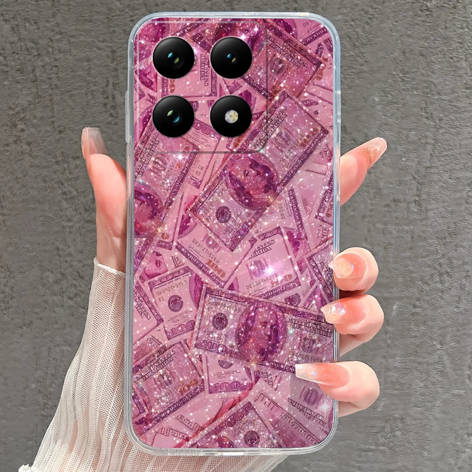 Case For Xiaomi 15 15T Pro Ultra Colorful Love Heart Durable Lightweight Soft Transparent Bumper For Xiaomi15Pro 15Ultra Fundas