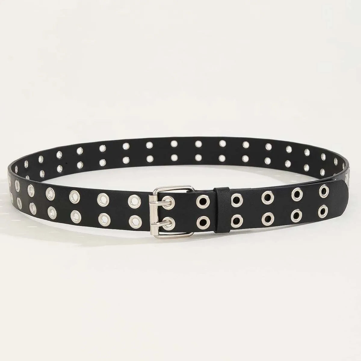 Ladies' fashionable belt paired with jeans, Gothic style studded decorative belt,  belt waist cinching belt daily wear