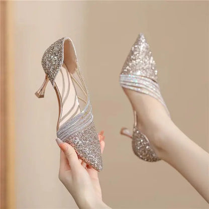 Sandals Woman Leather Velvet Shoes Suit Female Beige Low-heeled Suede Comfort Fashion Black Casual Solid Rubber Fabric Flock